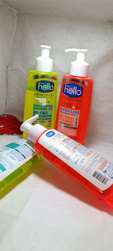 ژل شستشوی صورت برند hello